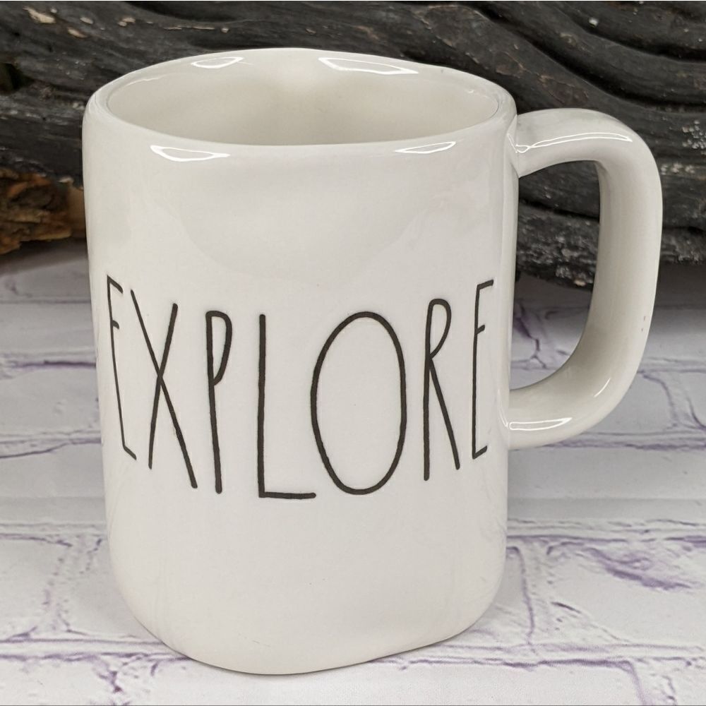 Rae Dunn EXPLORE Ceramic Mug